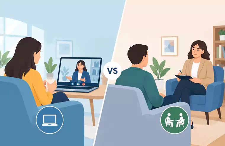 Online Therapy vs In-Person Therapy: How to Choose the Right Option